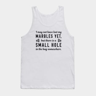 Small Hole Marbles Tank Top